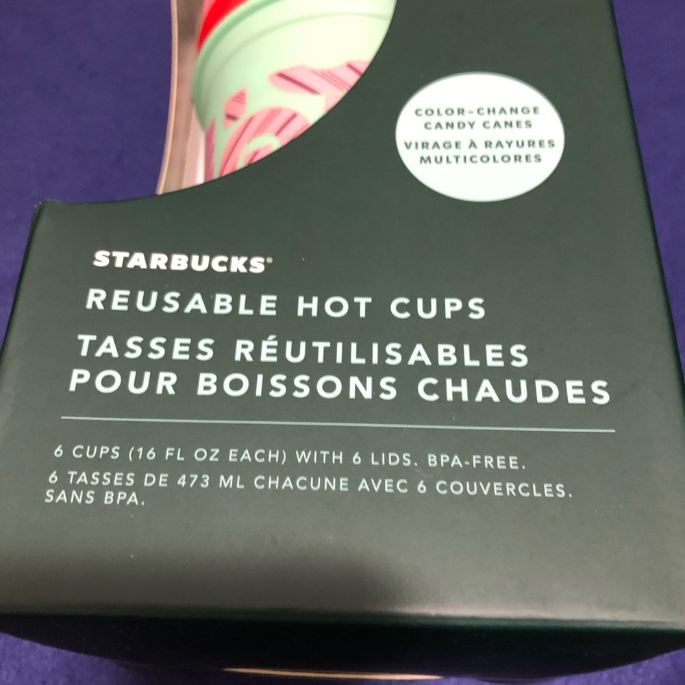 Starbucks-Reusable Hot cups-6 Pack - 16 fl oz - Picture 5 of 7